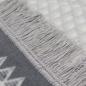 Preview: Biederlack blanket - Bright Day Silver