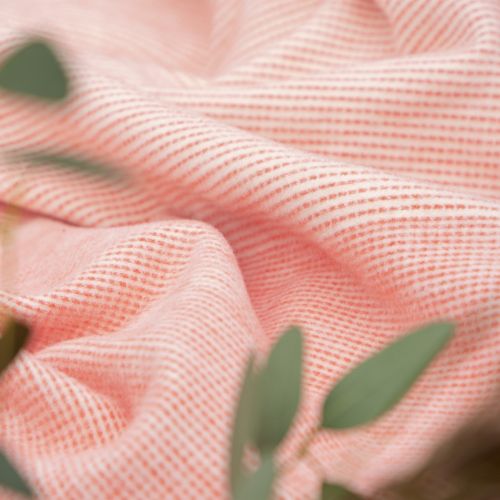Ibena cotton blanket - Salerno orange
