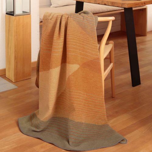 Biederlack XL blanket - Circular Honey 180x220cm