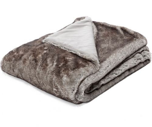 Biederlack Wohndecke Favourites of Grey - Maroon Woven Fur