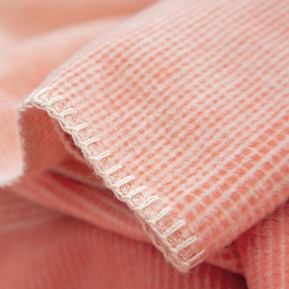 Ibena cotton blanket - Salerno orange