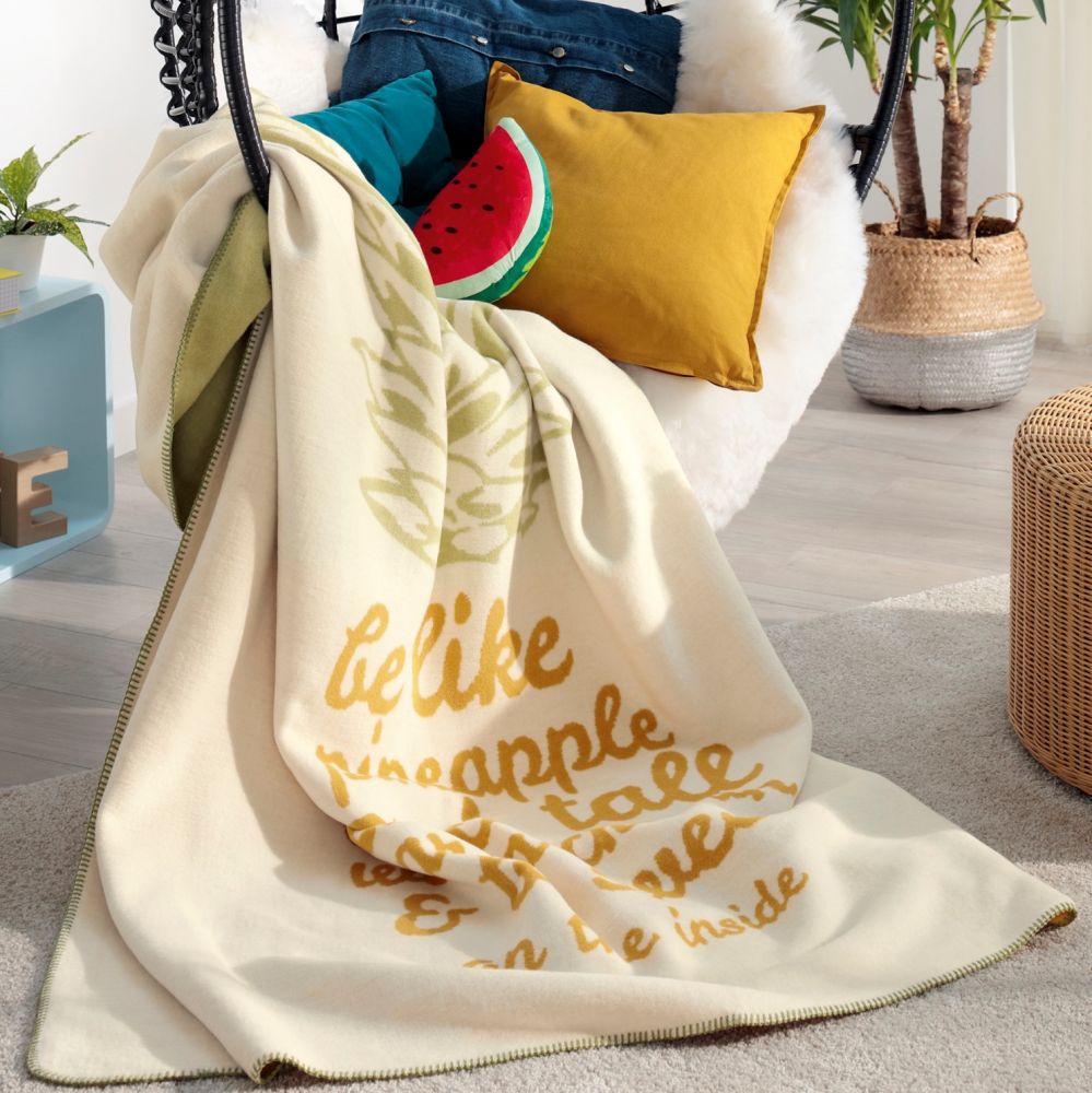 Biederlack Couchdecke - Pineapple