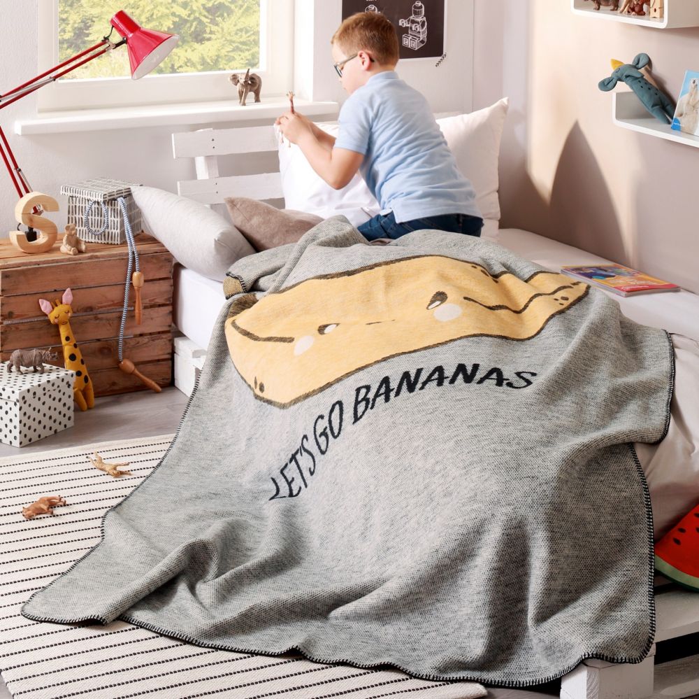 Biederlack kids blanket banana