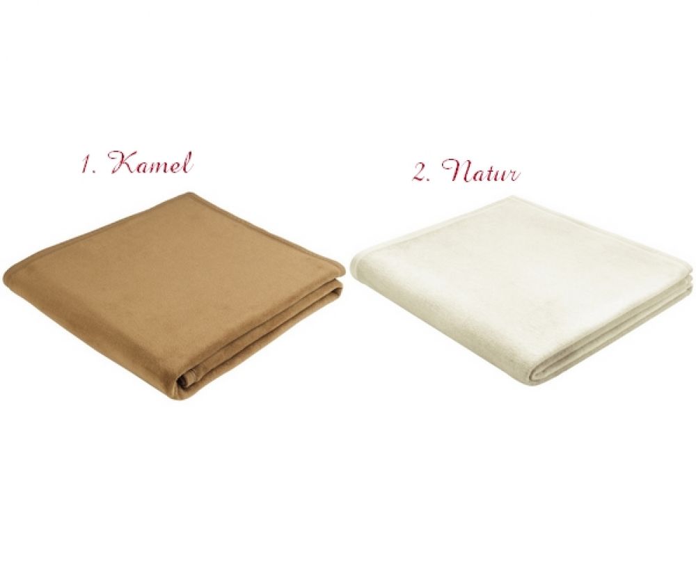 Biederlack blankets - Soft & Cover - Uni - 180x220cm